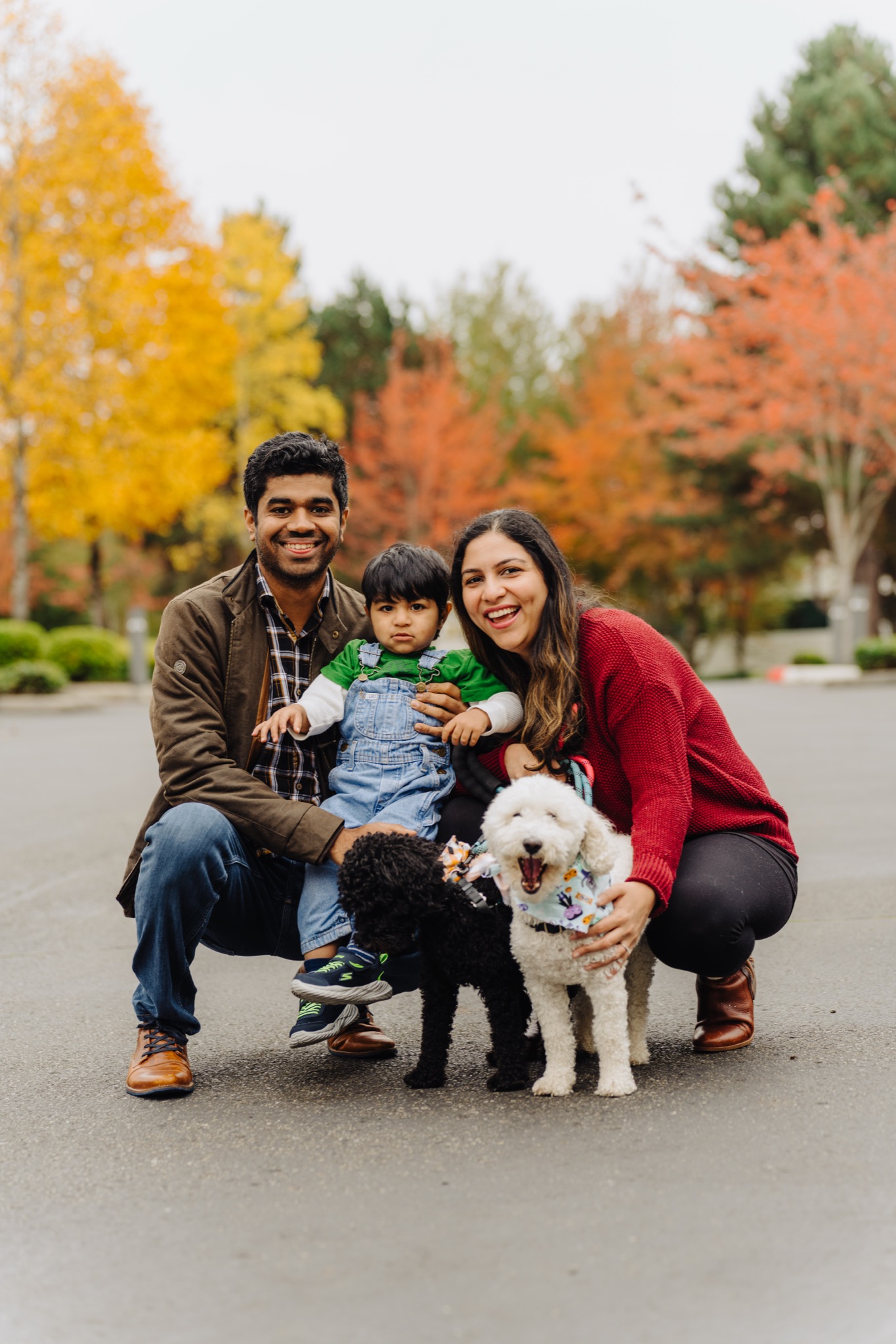 Children playing in summer golden light at Bothell WA outdoor session