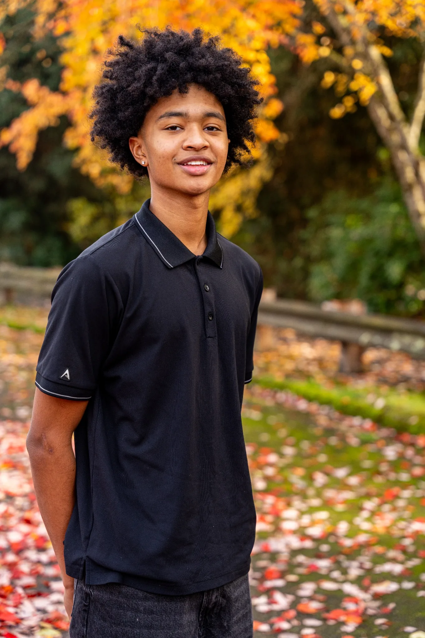 High school senior portrait session at Cavalero Hill Park in Lake Stevens Washington